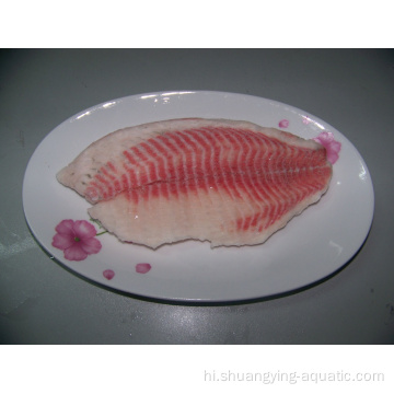 चीनी जमे हुए तिलापिया पट्टिका 5-7oz मछली iwp 100%nw